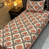 4 Pieces Crystal Cotton Single Pair Bedsheet  SB 507